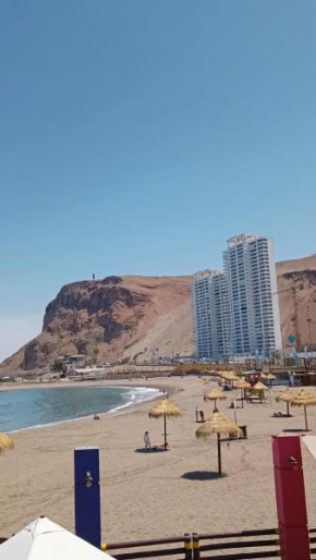 Espectacular vista frente al mar en primera línea de playa